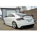 Накладка сплиттер центральная на задний бампер на Audi TT RS 8J